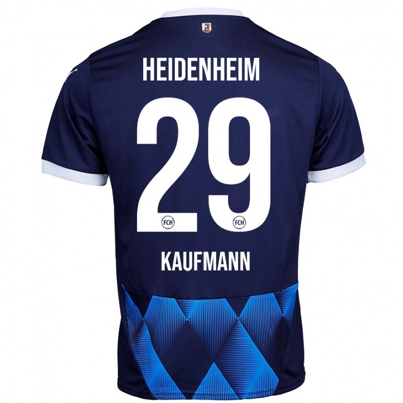 Danxen Niño Camiseta Mikkel Kaufmann #29 Azul Marino Oscuro 2ª Equipación 2024/25 La Camisa México