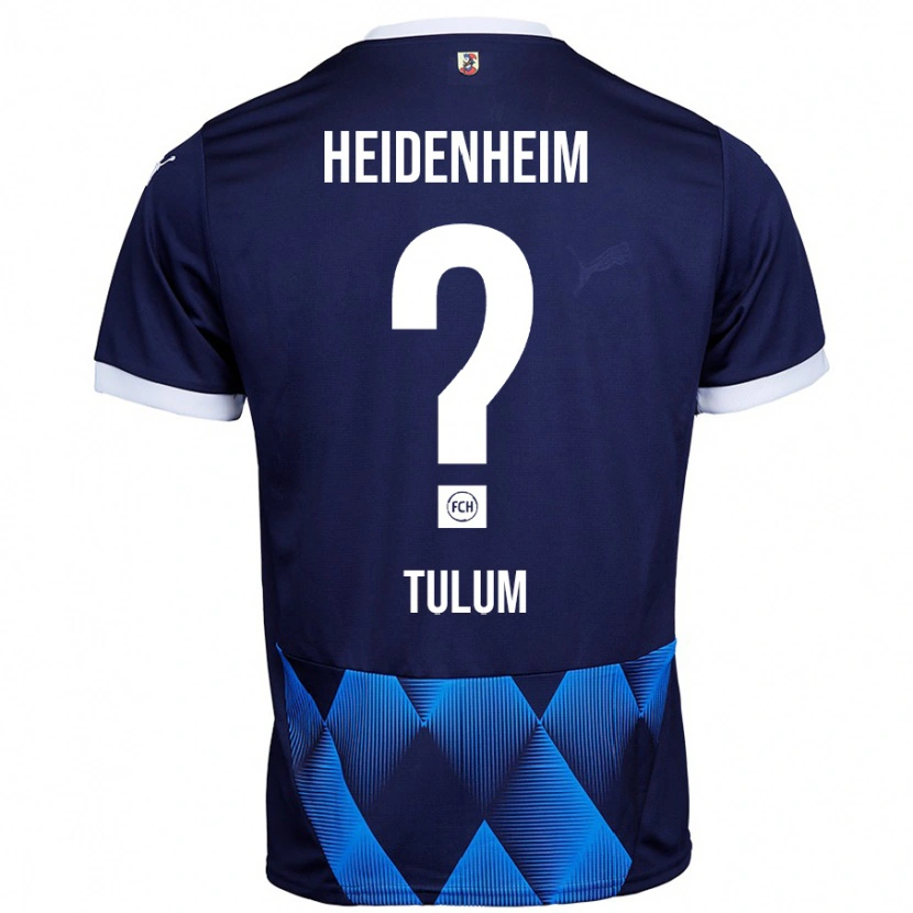 Danxen Niño Camiseta Melih Tulum #0 Azul Marino Oscuro 2ª Equipación 2024/25 La Camisa México