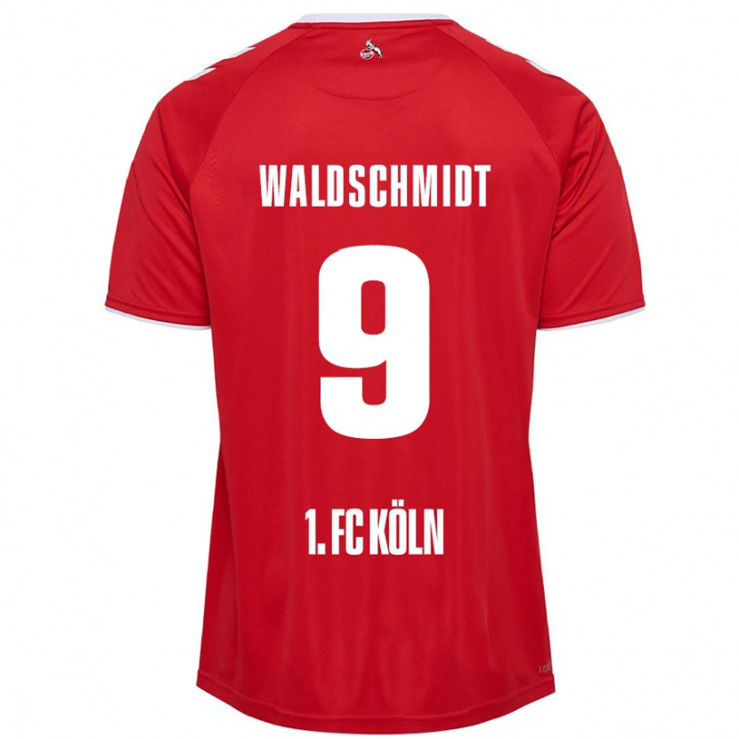 Danxen Niño Camiseta Luca Waldschmidt #9 Rojo Blanco 2ª Equipación 2024/25 La Camisa México