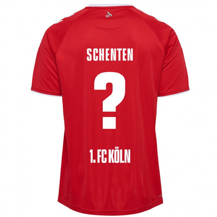 Danxen Niño Camiseta Fynn Schenten #0 Rojo Blanco 2ª Equipación 2024/25 La Camisa México