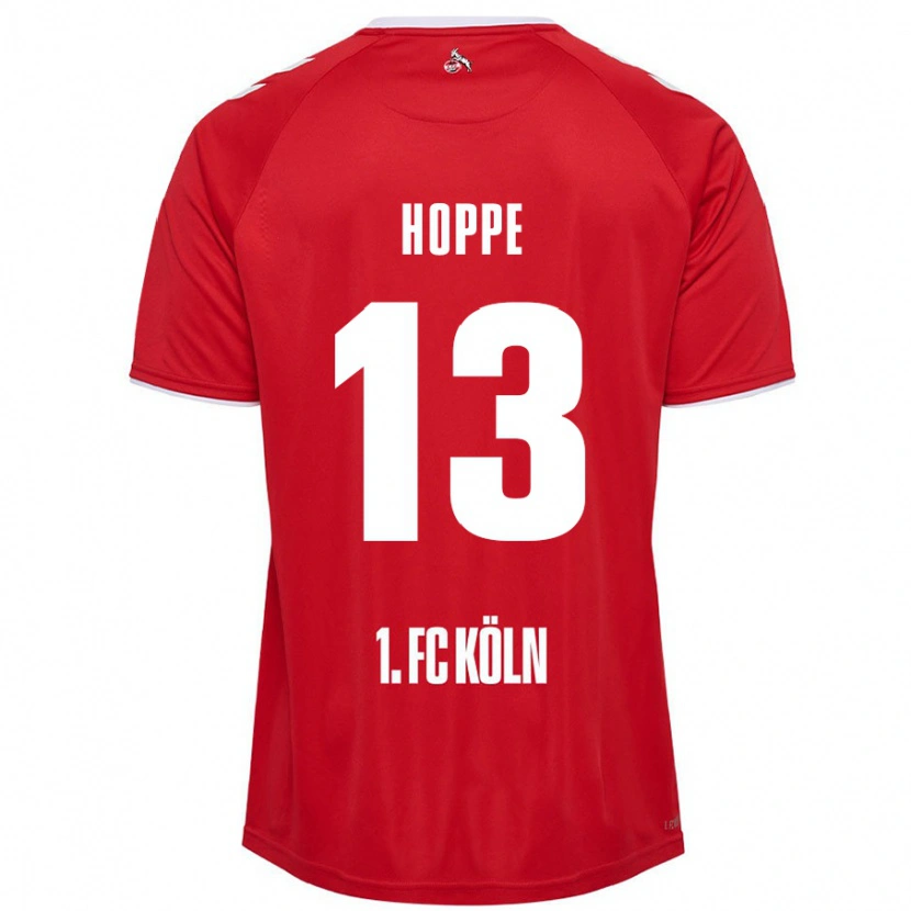 Danxen Niño Camiseta Paula Hoppe #13 Rojo Blanco 2ª Equipación 2024/25 La Camisa México