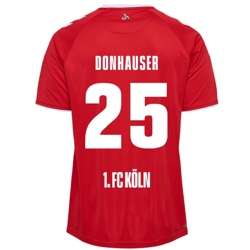 Danxen Niño Camiseta Laura Donhauser #25 Rojo Blanco 2ª Equipación 2024/25 La Camisa México
