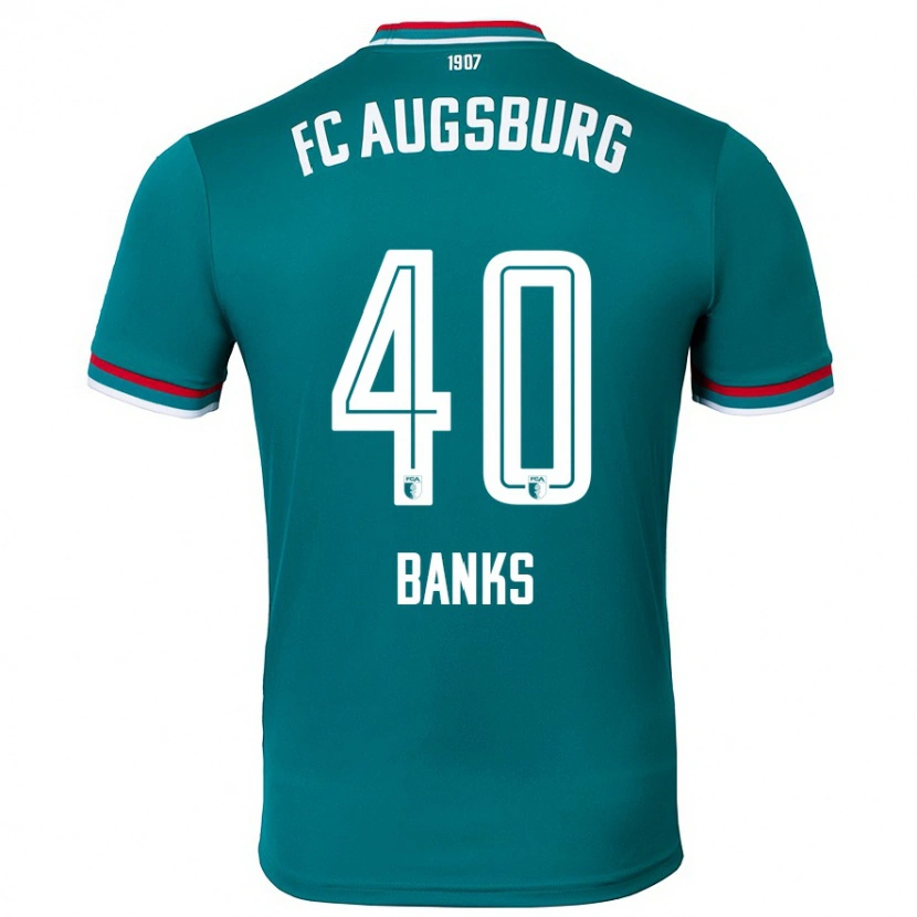 Danxen Niño Camiseta Noahkai Banks #40 Verde Oscuro 2ª Equipación 2024/25 La Camisa México