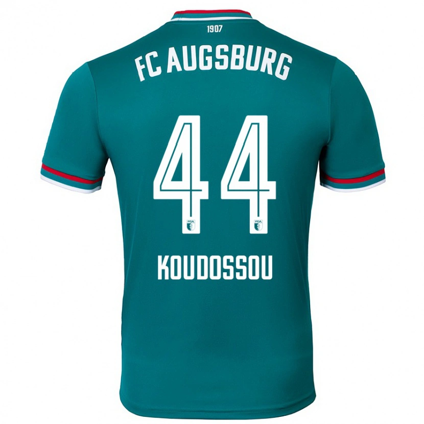 Danxen Niño Camiseta Henri Koudossou #44 Verde Oscuro 2ª Equipación 2024/25 La Camisa México