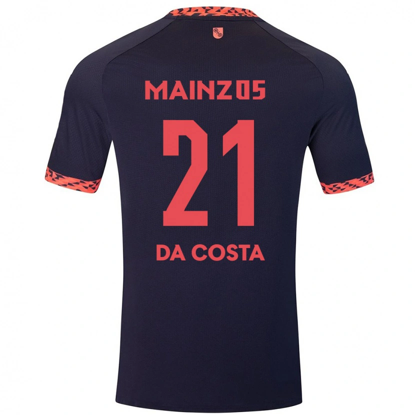 Danxen Niño Camiseta Danny Da Costa #21 Azul Coral Rojo 2ª Equipación 2024/25 La Camisa México