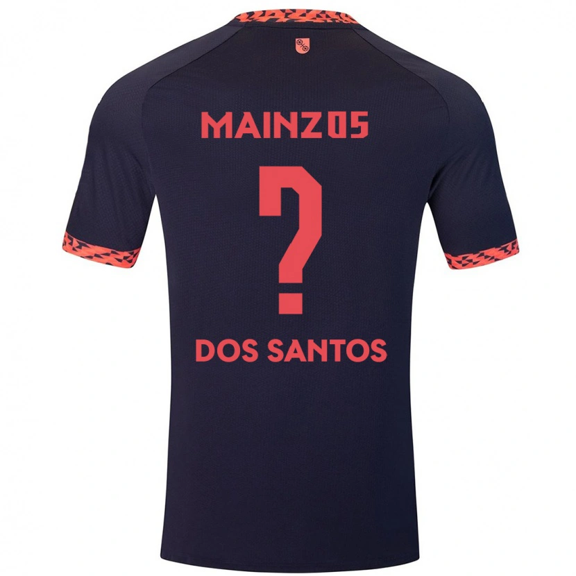 Danxen Niño Camiseta Alexandre Tavares Dos Santos #0 Azul Coral Rojo 2ª Equipación 2024/25 La Camisa México