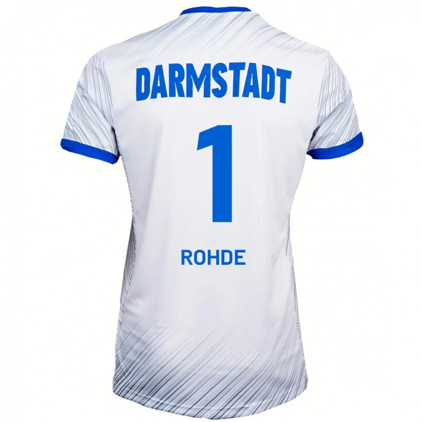 Danxen Niño Camiseta Til Rohde #1 Blanco Azul 2ª Equipación 2024/25 La Camisa México