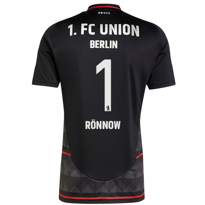 Danxen Niño Camiseta Frederik Rönnow #1 Negro 2ª Equipación 2024/25 La Camisa México