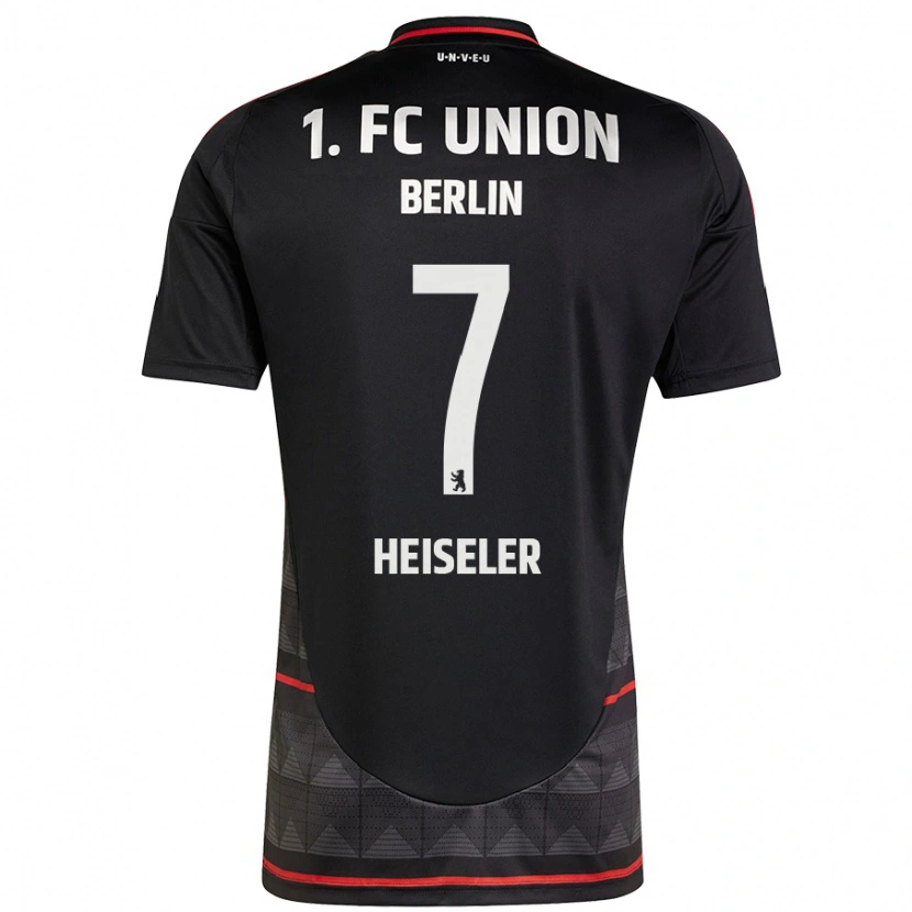 Danxen Niño Camiseta Lisa Heiseler #7 Negro 2ª Equipación 2024/25 La Camisa México