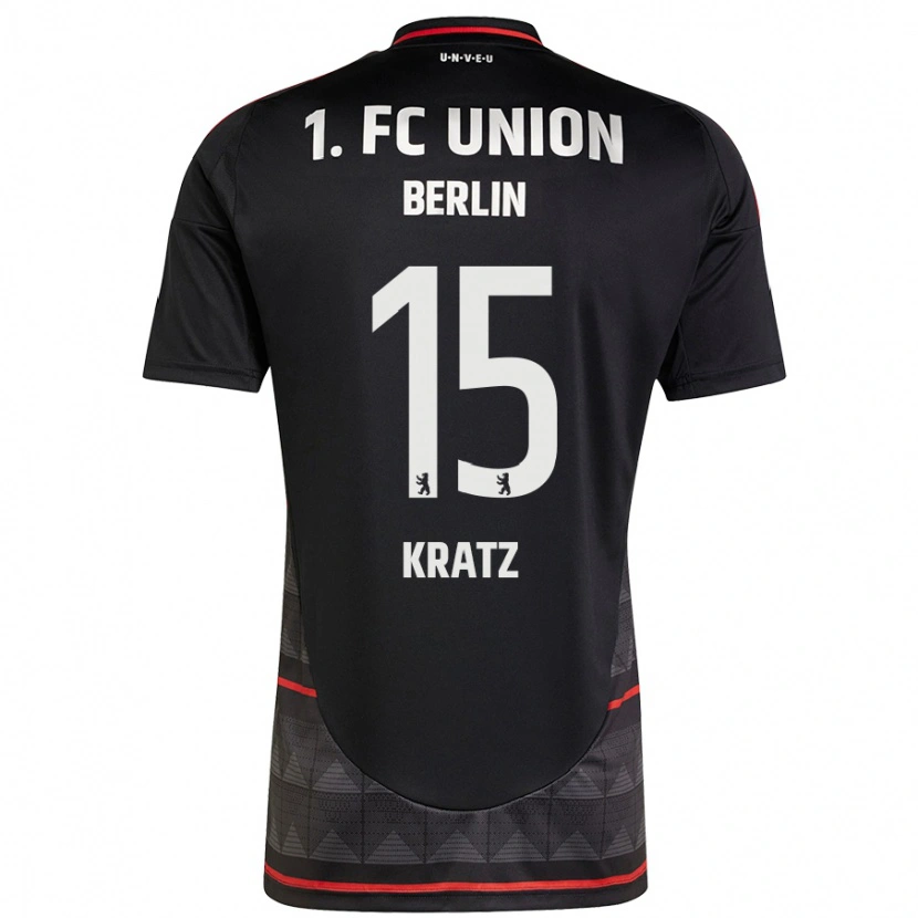 Danxen Niño Camiseta Hannah Kratz #15 Negro 2ª Equipación 2024/25 La Camisa México
