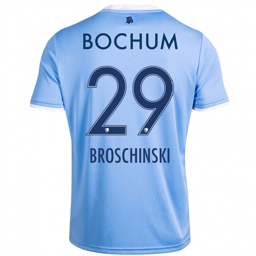Danxen Niño Camiseta Moritz Broschinski #29 Azul Cielo 2ª Equipación 2024/25 La Camisa México