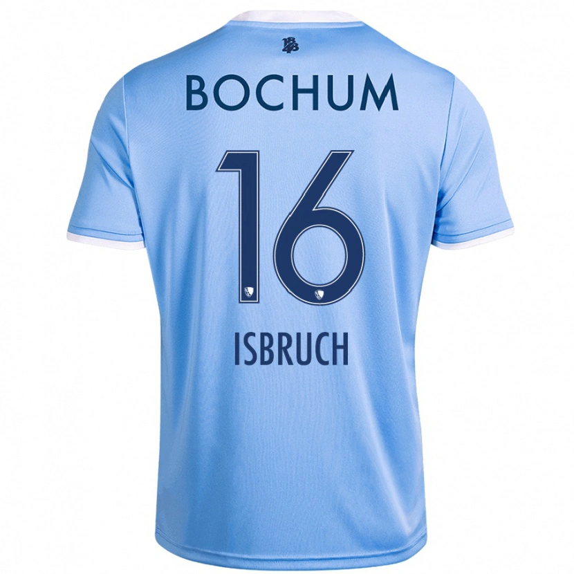 Danxen Niño Camiseta L. Isbruch #16 Azul Cielo 2ª Equipación 2024/25 La Camisa México