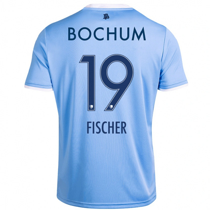Danxen Niño Camiseta Desmond Fischer #19 Azul Cielo 2ª Equipación 2024/25 La Camisa México