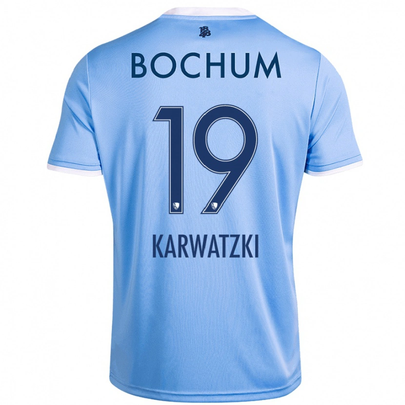 Danxen Niño Camiseta Lucy Karwatzki #19 Azul Cielo 2ª Equipación 2024/25 La Camisa México