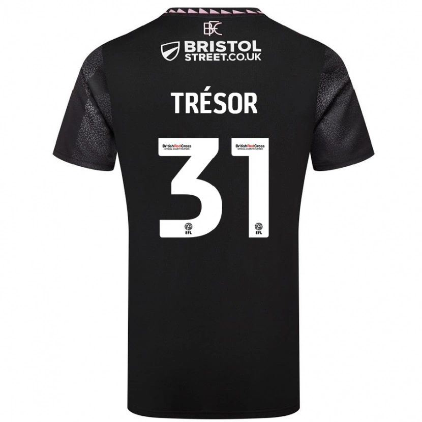 Danxen Niño Camiseta Mike Trésor #31 Negro 2ª Equipación 2024/25 La Camisa México