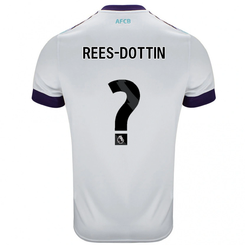 Danxen Niño Camiseta Remy Rees-Dottin #0 Blanco Verde Púrpura 2ª Equipación 2024/25 La Camisa México