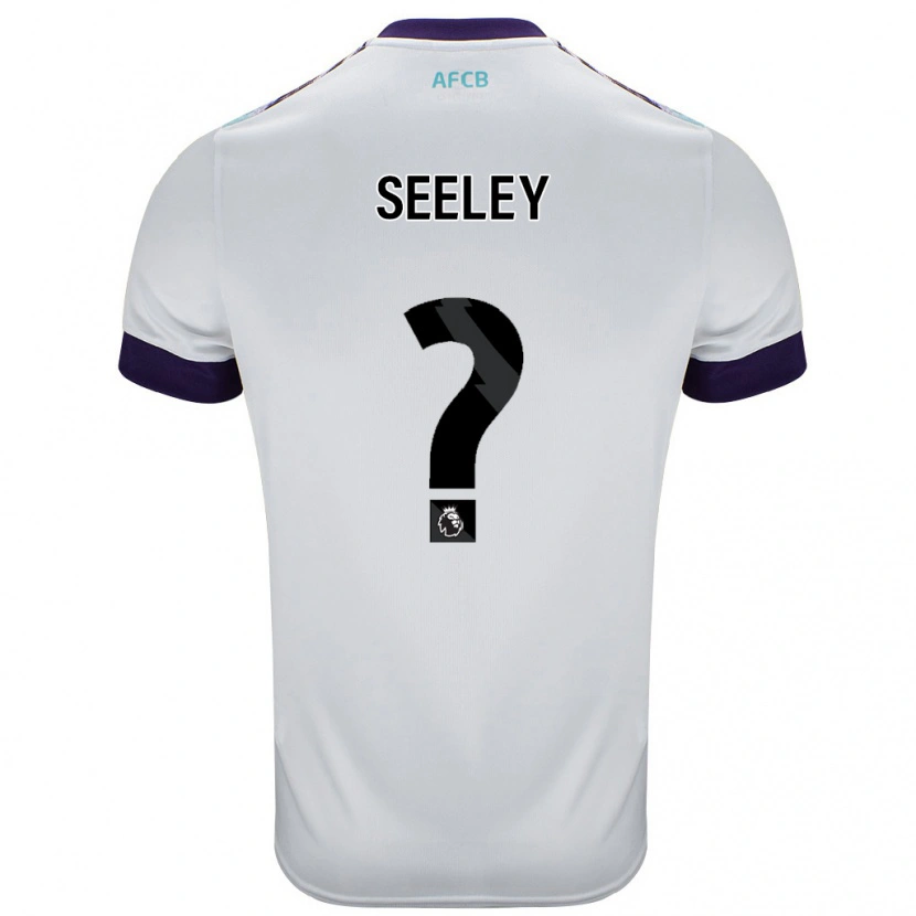 Danxen Niño Camiseta Will Seeley #0 Blanco Verde Púrpura 2ª Equipación 2024/25 La Camisa México