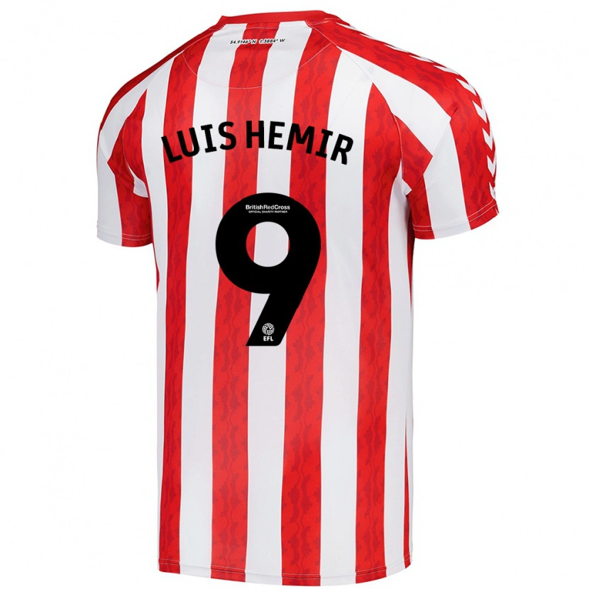 Danxen Hombre Camiseta Luís Semedo #9 Rojo Blanco 1ª Equipación 2024/25 La Camisa México