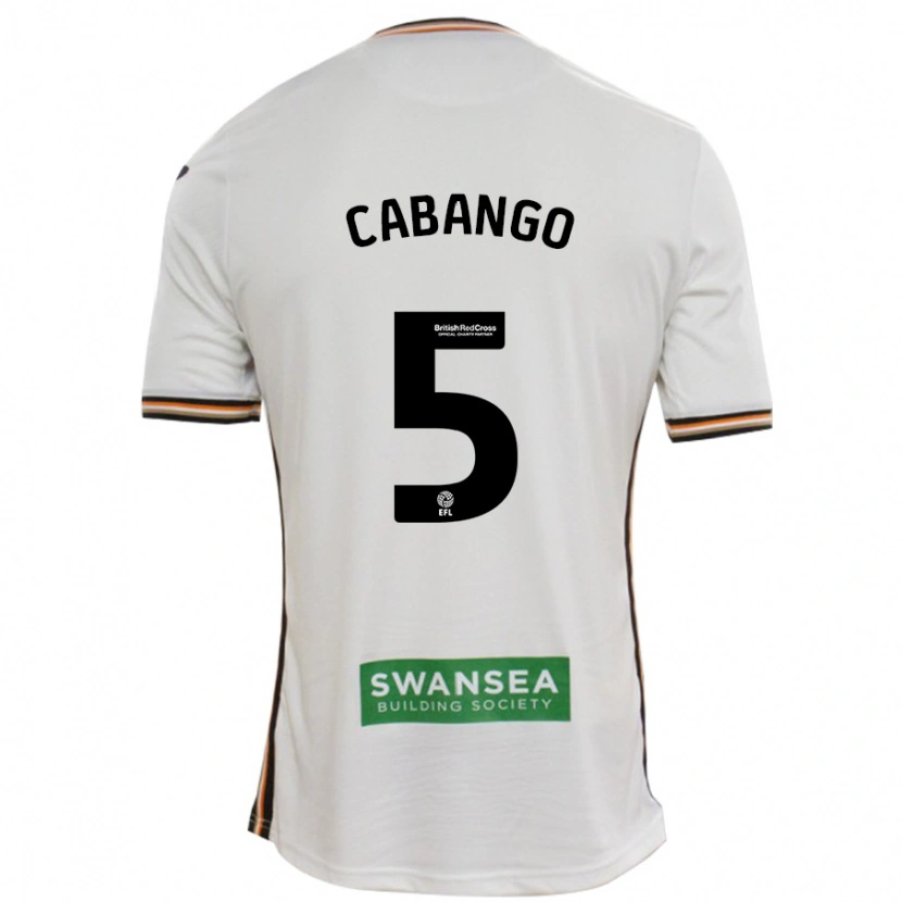 Danxen Hombre Camiseta Ben Cabango #5 Blanco 1ª Equipación 2024/25 La Camisa México