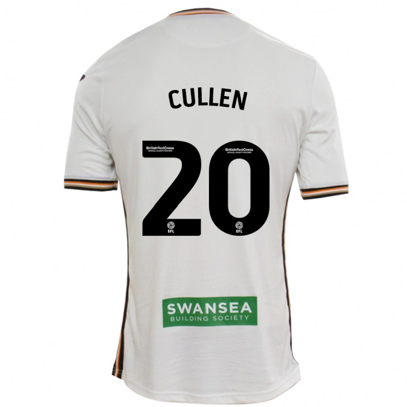 Danxen Hombre Camiseta Liam Cullen #20 Blanco 1ª Equipación 2024/25 La Camisa México