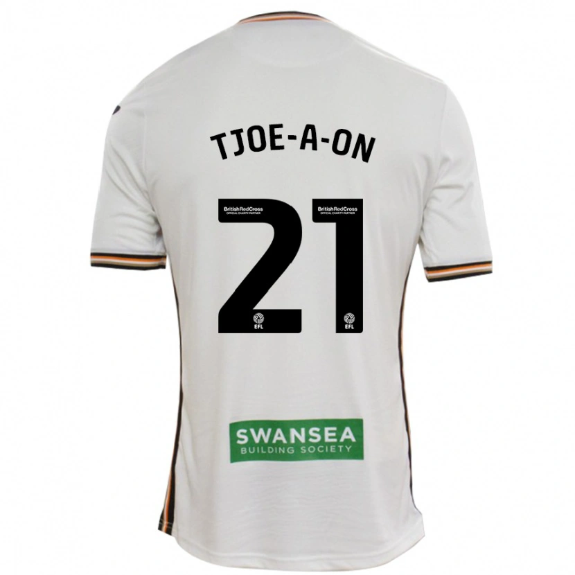 Danxen Hombre Camiseta Nathan Tjoe-A-On #21 Blanco 1ª Equipación 2024/25 La Camisa México