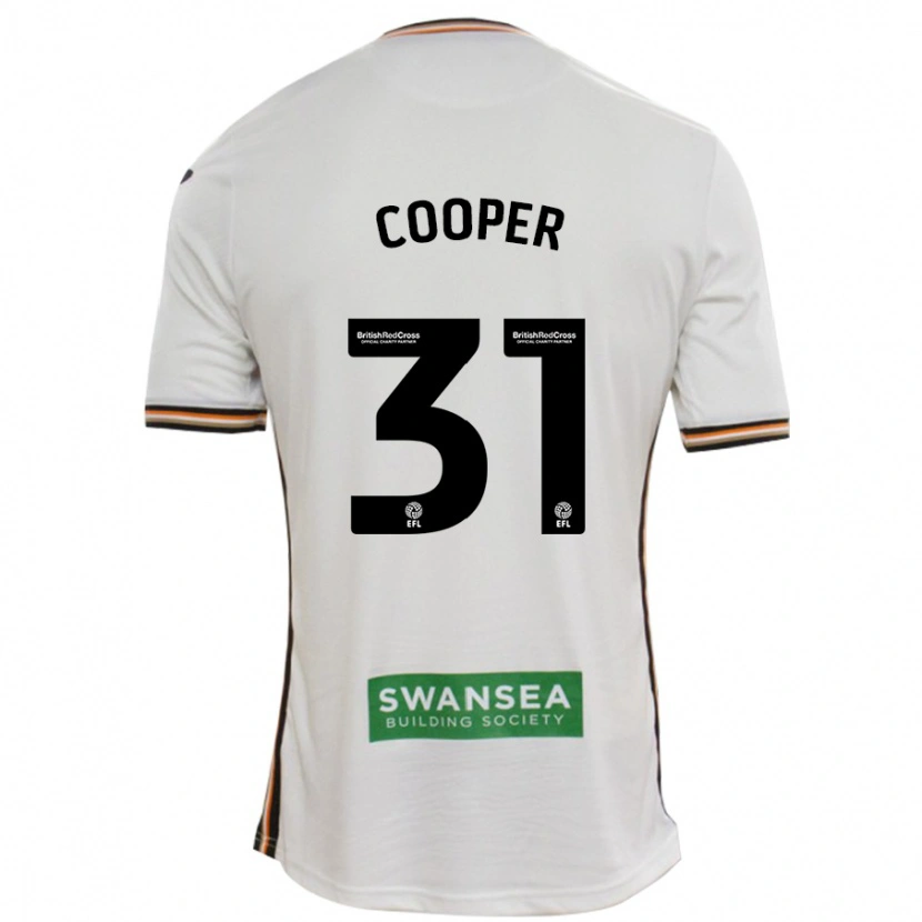 Danxen Hombre Camiseta Oliver Cooper #31 Blanco 1ª Equipación 2024/25 La Camisa México