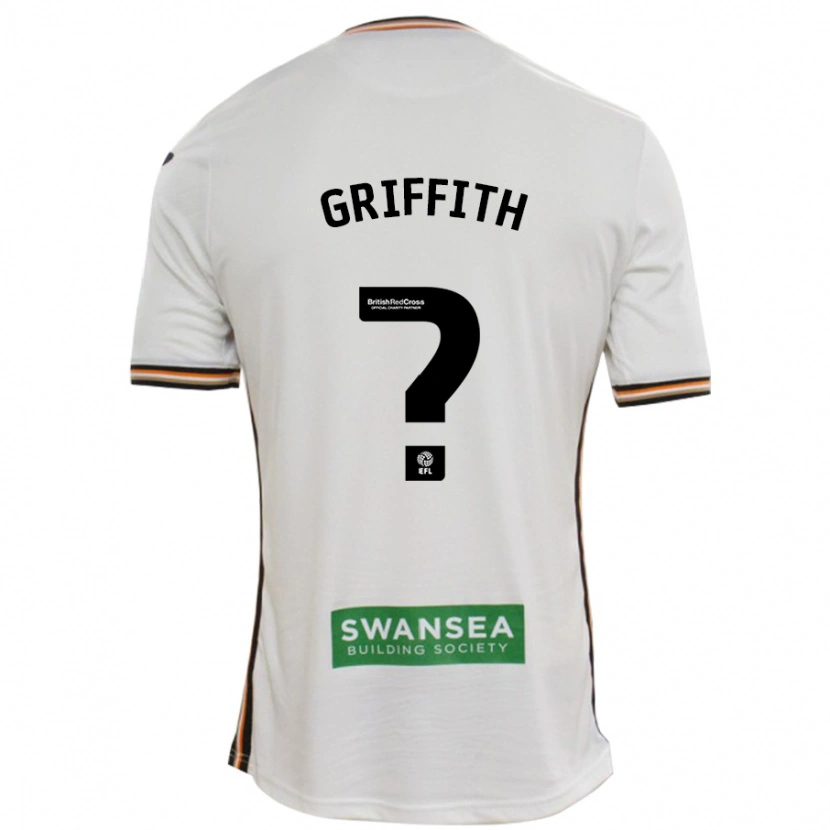 Danxen Hombre Camiseta Yori Griffith #0 Blanco 1ª Equipación 2024/25 La Camisa México