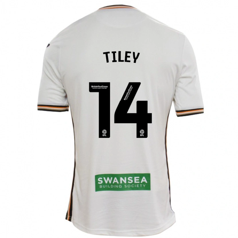 Danxen Hombre Camiseta Chloe Tiley #14 Blanco 1ª Equipación 2024/25 La Camisa México