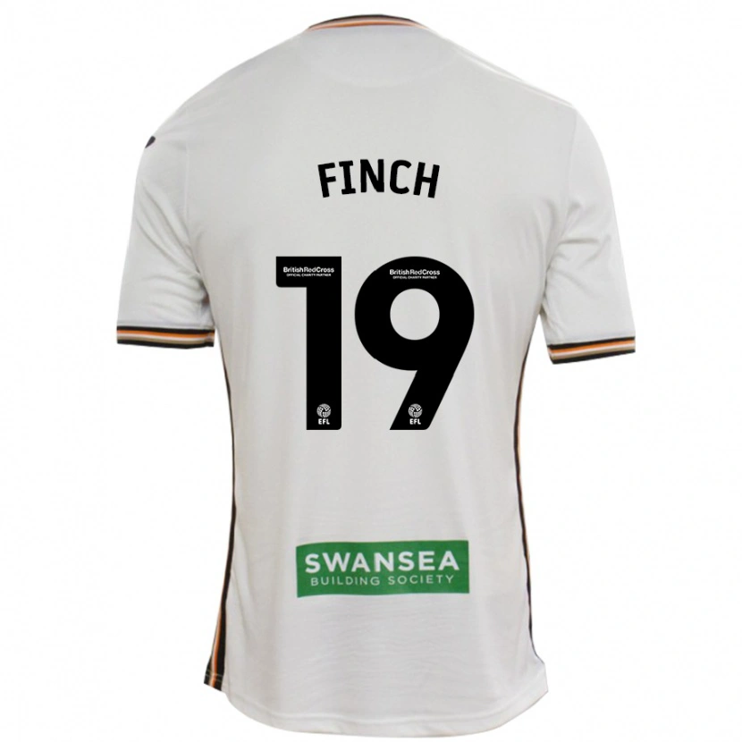 Danxen Hombre Camiseta Lucy Finch #19 Blanco 1ª Equipación 2024/25 La Camisa México