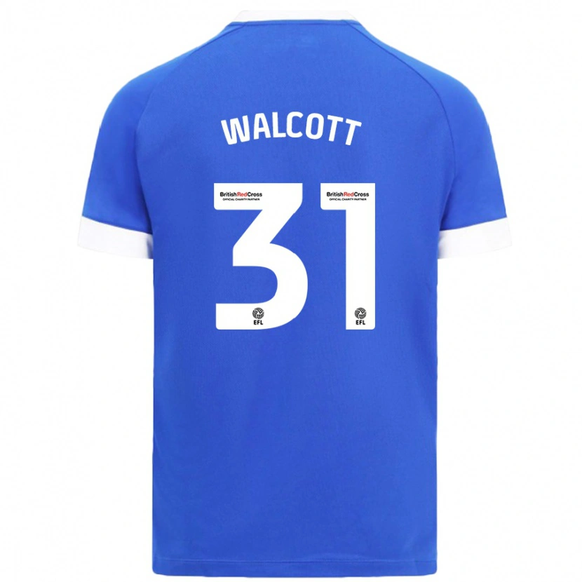 Danxen Hombre Camiseta Malachi Fagan-Walcott #31 Azul Cielo 1ª Equipación 2024/25 La Camisa México
