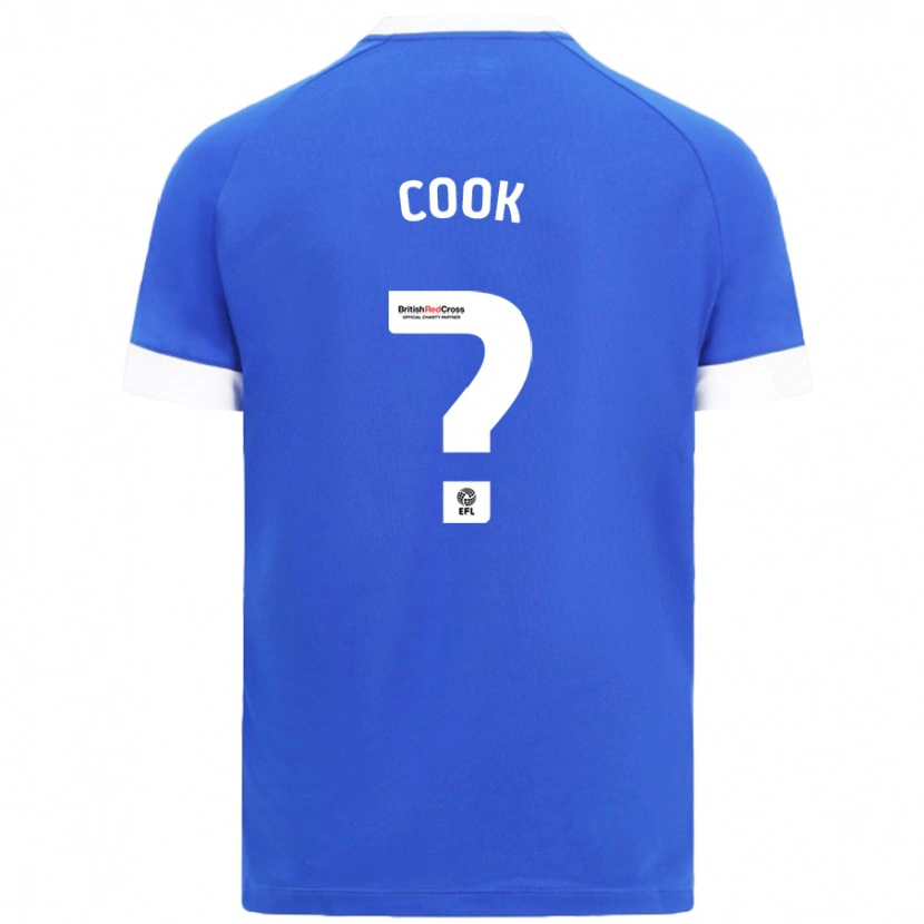 Danxen Hombre Camiseta Freddie Cook #0 Azul Cielo 1ª Equipación 2024/25 La Camisa México