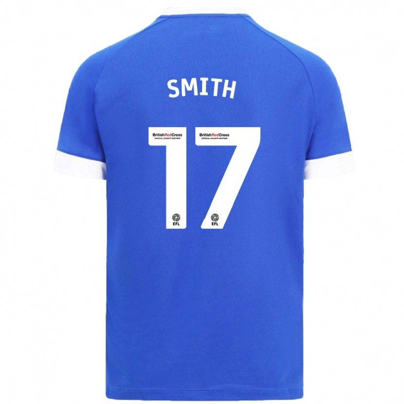 Danxen Hombre Camiseta Hollie Smith #17 Azul Cielo 1ª Equipación 2024/25 La Camisa México
