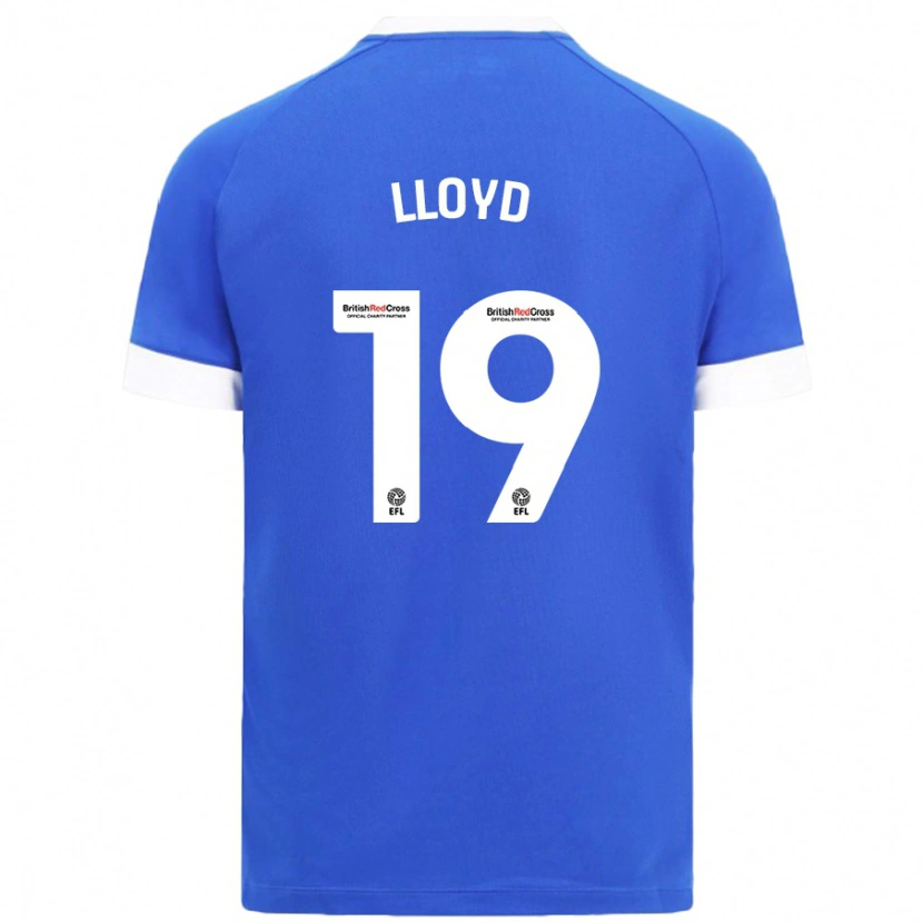 Danxen Hombre Camiseta Madison Lloyd #19 Azul Cielo 1ª Equipación 2024/25 La Camisa México