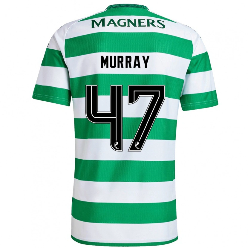 Danxen Hombre Camiseta Dane Murray #47 Verde Blanco 1ª Equipación 2024/25 La Camisa México