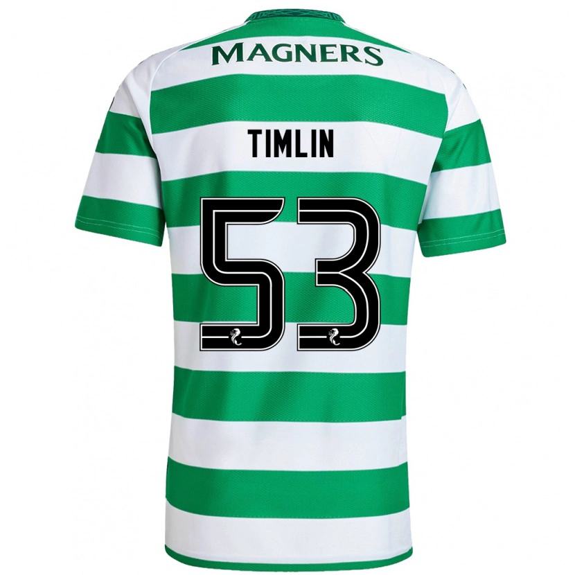 Danxen Hombre Camiseta Sophie Timlin #53 Verde Blanco 1ª Equipación 2024/25 La Camisa México