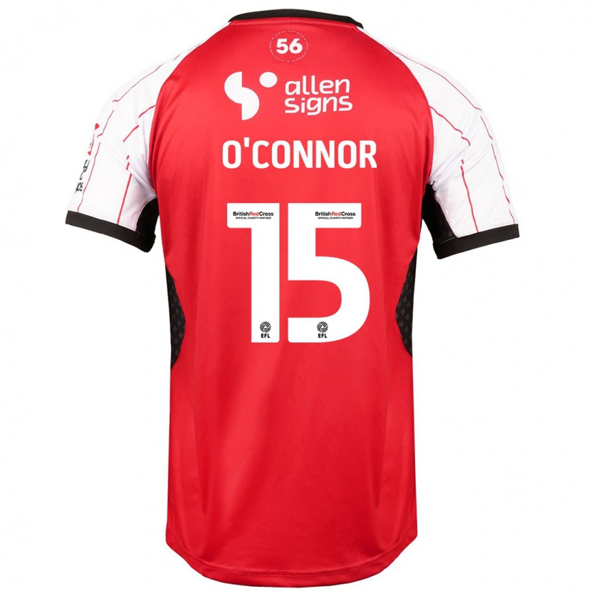 Danxen Hombre Camiseta Paudie O'connor #15 Blanco 1ª Equipación 2024/25 La Camisa México