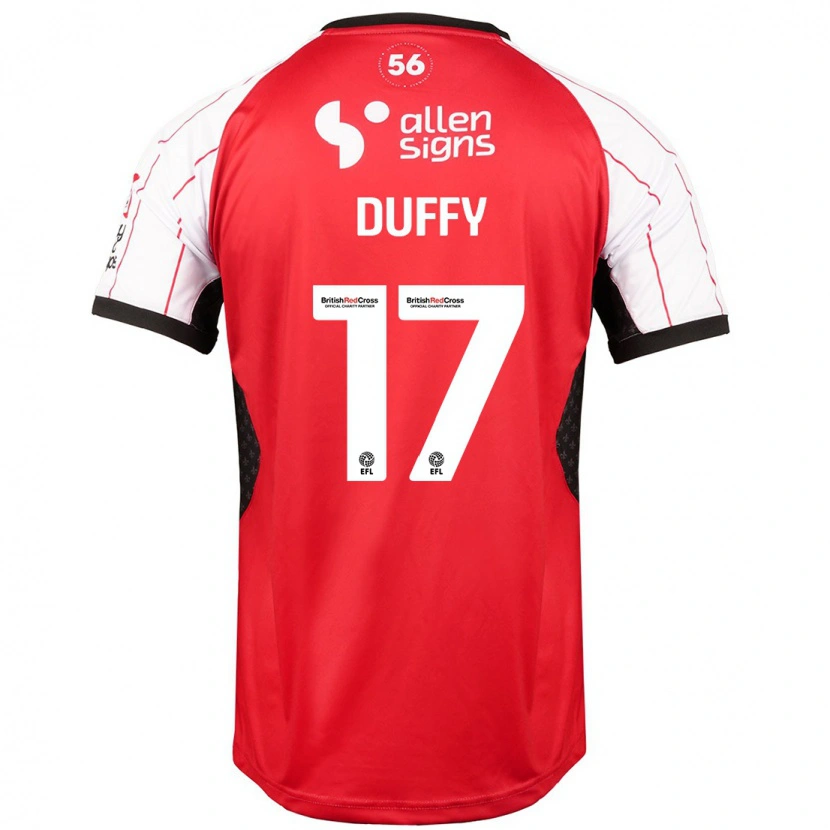 Danxen Hombre Camiseta Dylan Duffy #17 Blanco 1ª Equipación 2024/25 La Camisa México