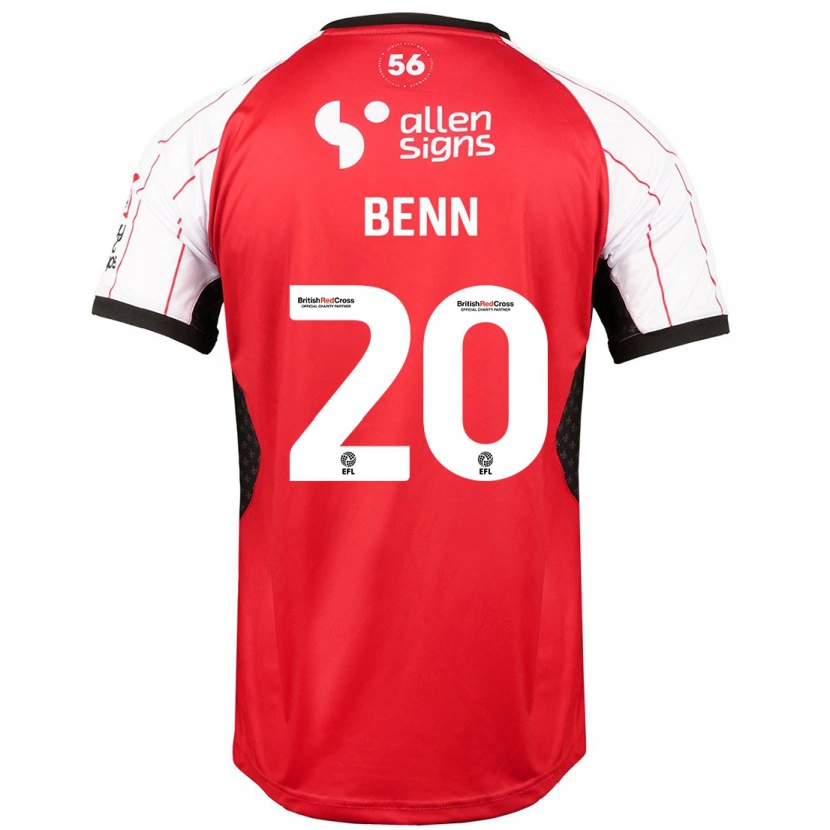 Danxen Hombre Camiseta Jay Benn #20 Blanco 1ª Equipación 2024/25 La Camisa México
