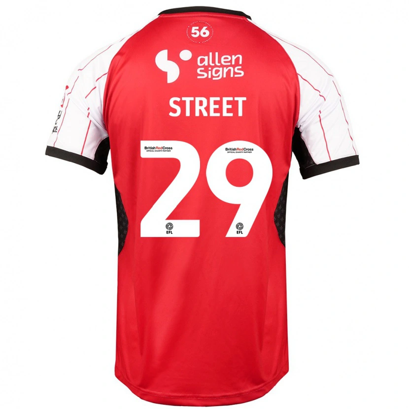 Danxen Hombre Camiseta Robert Street #29 Blanco 1ª Equipación 2024/25 La Camisa México