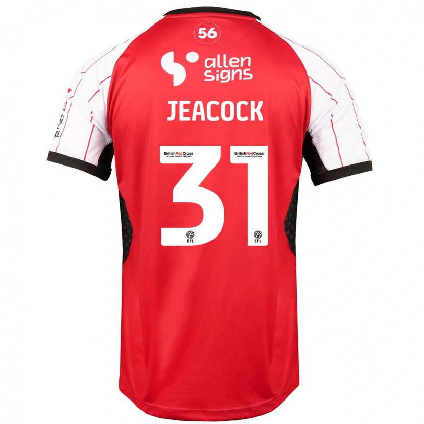 Danxen Hombre Camiseta Zach Jeacock #31 Blanco 1ª Equipación 2024/25 La Camisa México