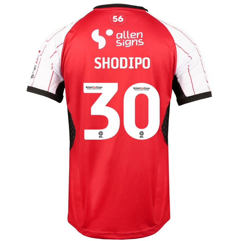 Danxen Hombre Camiseta Olamide Shodipo #30 Blanco 1ª Equipación 2024/25 La Camisa México