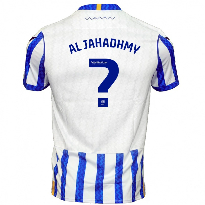Danxen Hombre Camiseta Murtadha Al-Jahadhmy #0 Azul Blanco 1ª Equipación 2024/25 La Camisa México