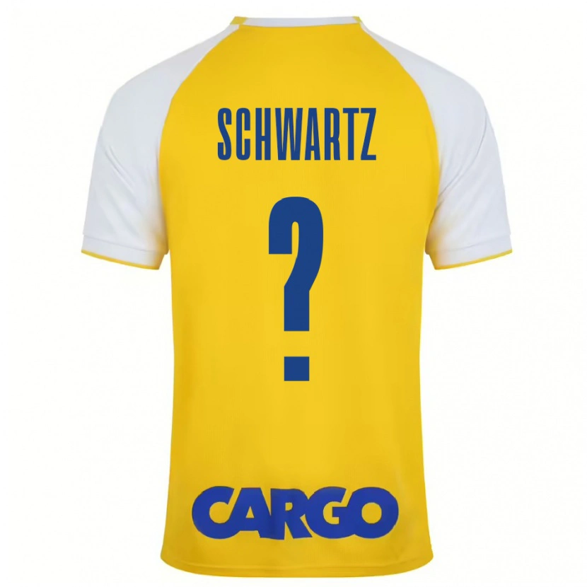 Danxen Hombre Camiseta Noam Schwartz #0 Amarillo Blanco 1ª Equipación 2024/25 La Camisa México