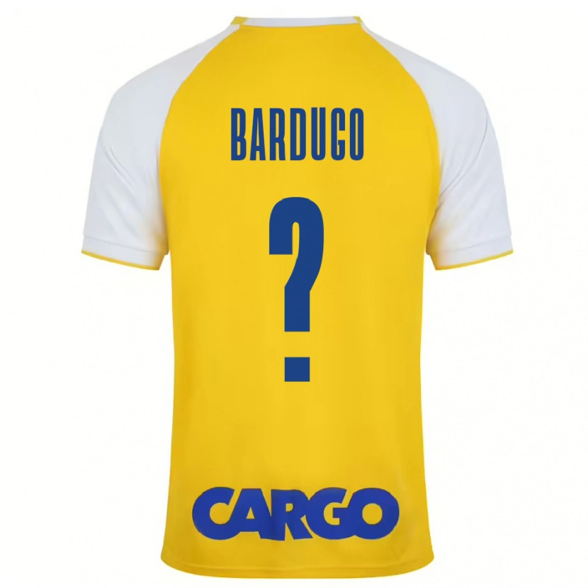 Danxen Hombre Camiseta Ori Bardugo #0 Amarillo Blanco 1ª Equipación 2024/25 La Camisa México