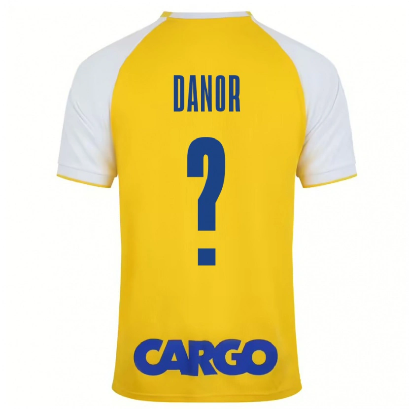 Danxen Hombre Camiseta Yaheli Danor #0 Amarillo Blanco 1ª Equipación 2024/25 La Camisa México
