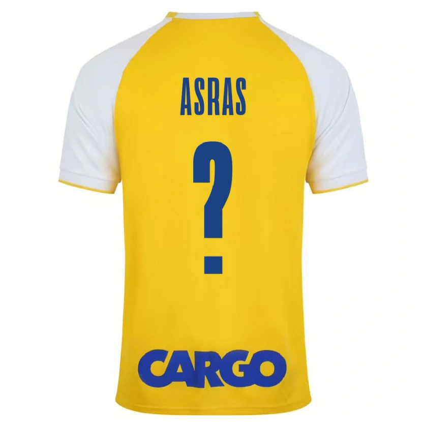 Danxen Hombre Camiseta Lotem Asras #0 Amarillo Blanco 1ª Equipación 2024/25 La Camisa México