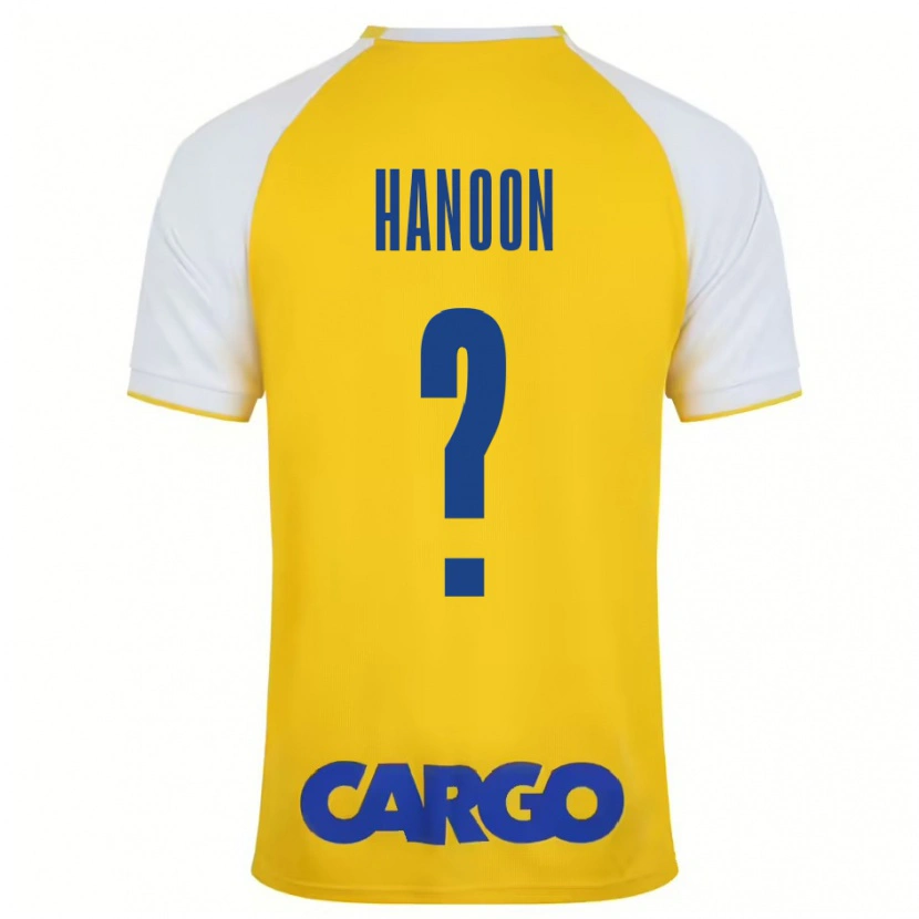 Danxen Hombre Camiseta Agam Hanoon #0 Amarillo Blanco 1ª Equipación 2024/25 La Camisa México