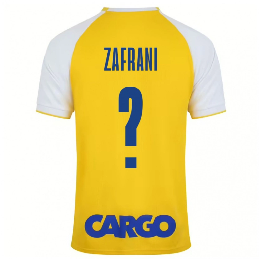 Danxen Hombre Camiseta Itay Zafrani #0 Amarillo Blanco 1ª Equipación 2024/25 La Camisa México