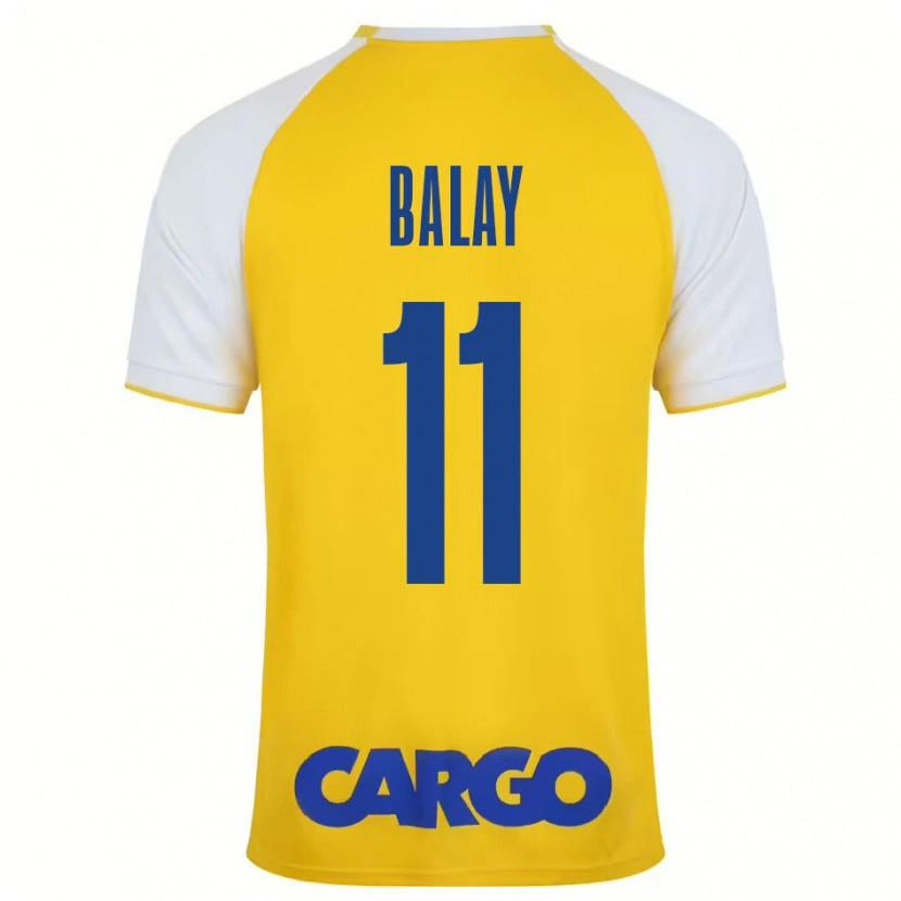 Danxen Hombre Camiseta Yehuda Balay #11 Amarillo Blanco 1ª Equipación 2024/25 La Camisa México