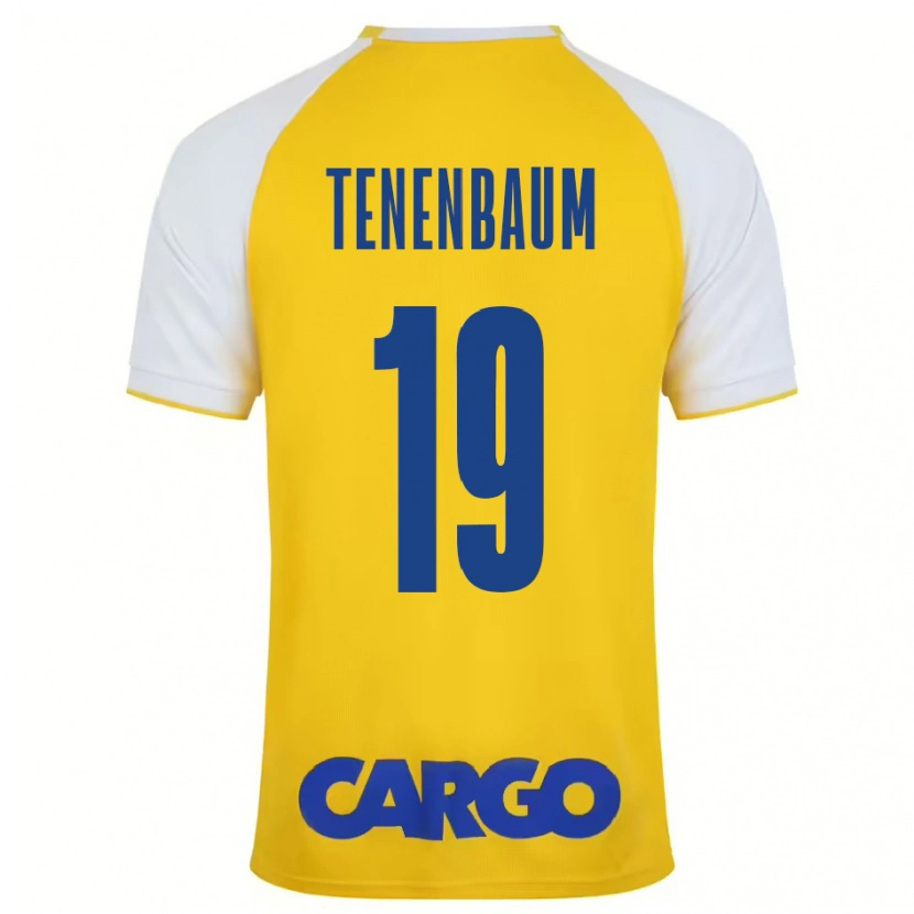 Danxen Hombre Camiseta Daniel Tenenbaum #19 Amarillo Blanco 1ª Equipación 2024/25 La Camisa México